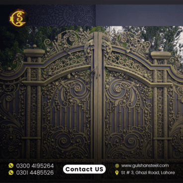 Wrought iron security gates