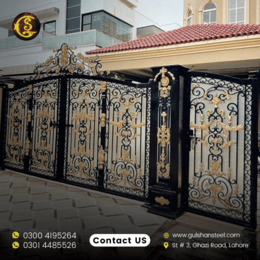 Wrought iron side gates