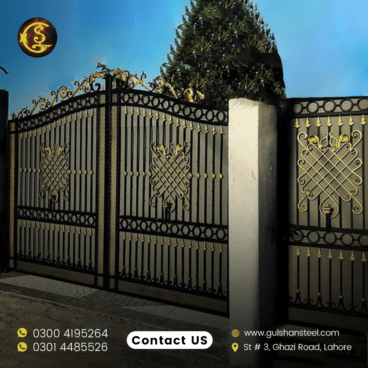 Wrought iron garden gates