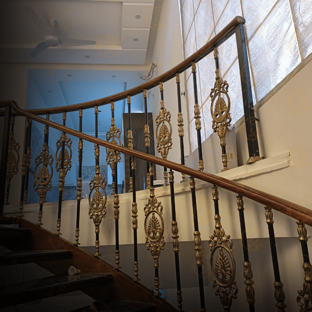 sliver rod casting railing