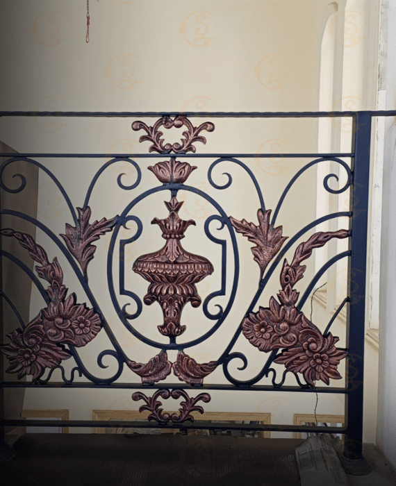 Wrought iron balcony