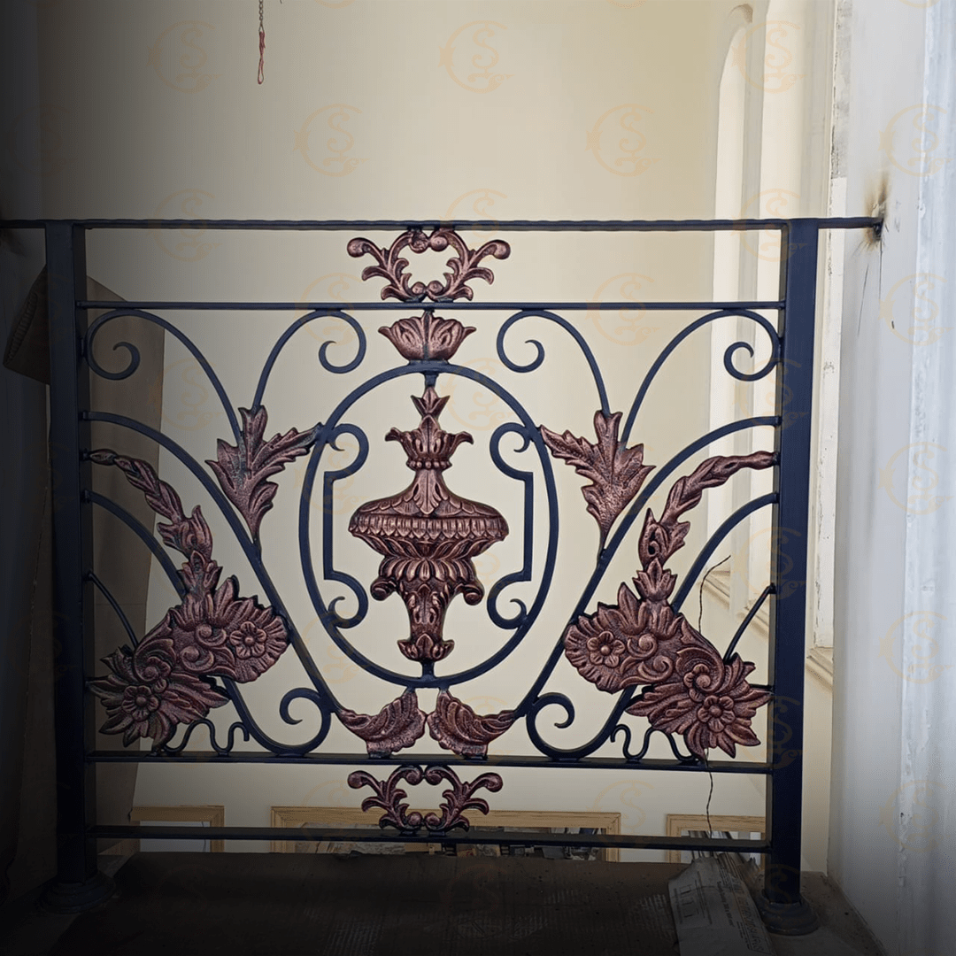 Wrought iron balcony