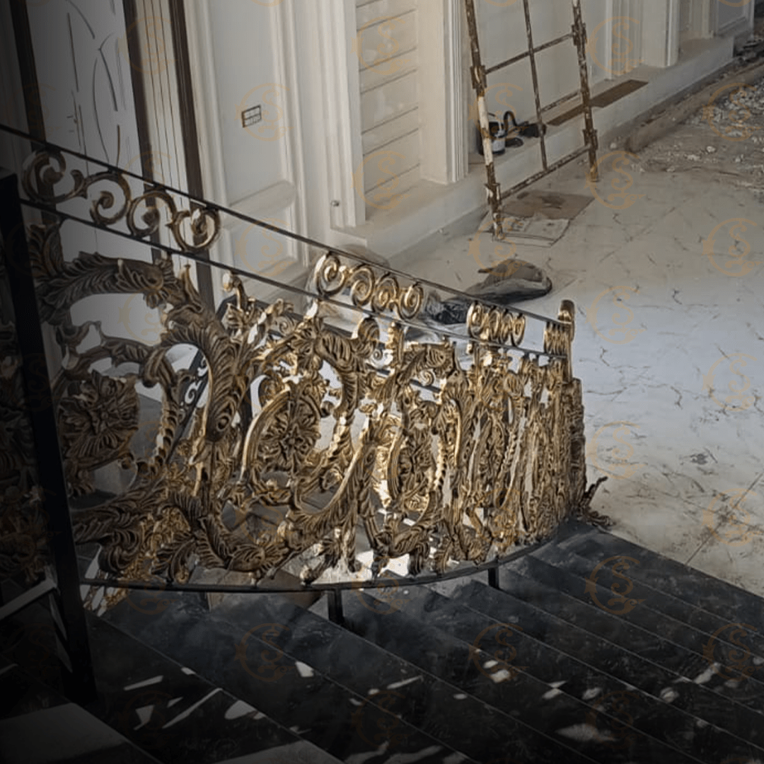 wrought iron casting railing