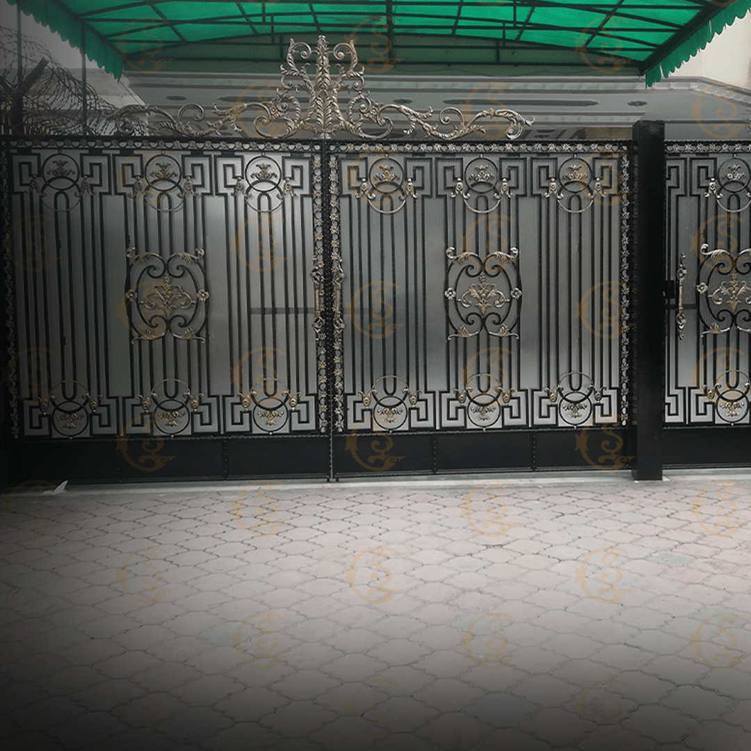 Versace Style Wrought Iron Main Gate