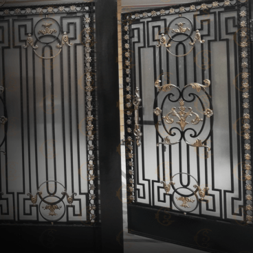 Versace Style Wrought Iron Main Gate