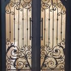 Modern Iron Double Door Gate