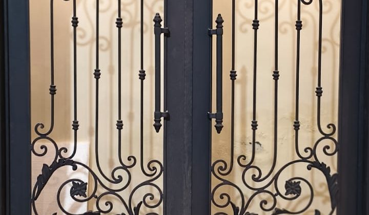 Modern Iron Double Door Gate