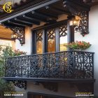 wrought iron balcony
